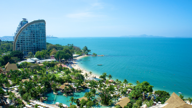 Scenic view of turquoise water